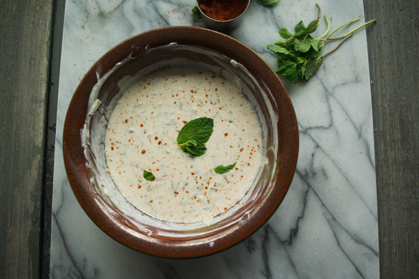 Cool Cucumber and mint raita