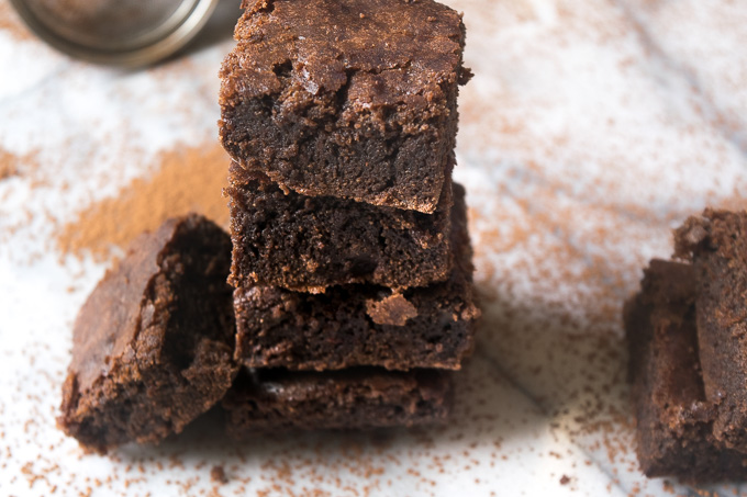 Coco brownies with chocolate chunks-- these brownies are made in one bowl,30 minutes,rich, and perfectly sweet! |www.cookeatlaugh.com