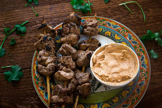 Za'atar chicken with spicy tahini sauce 5