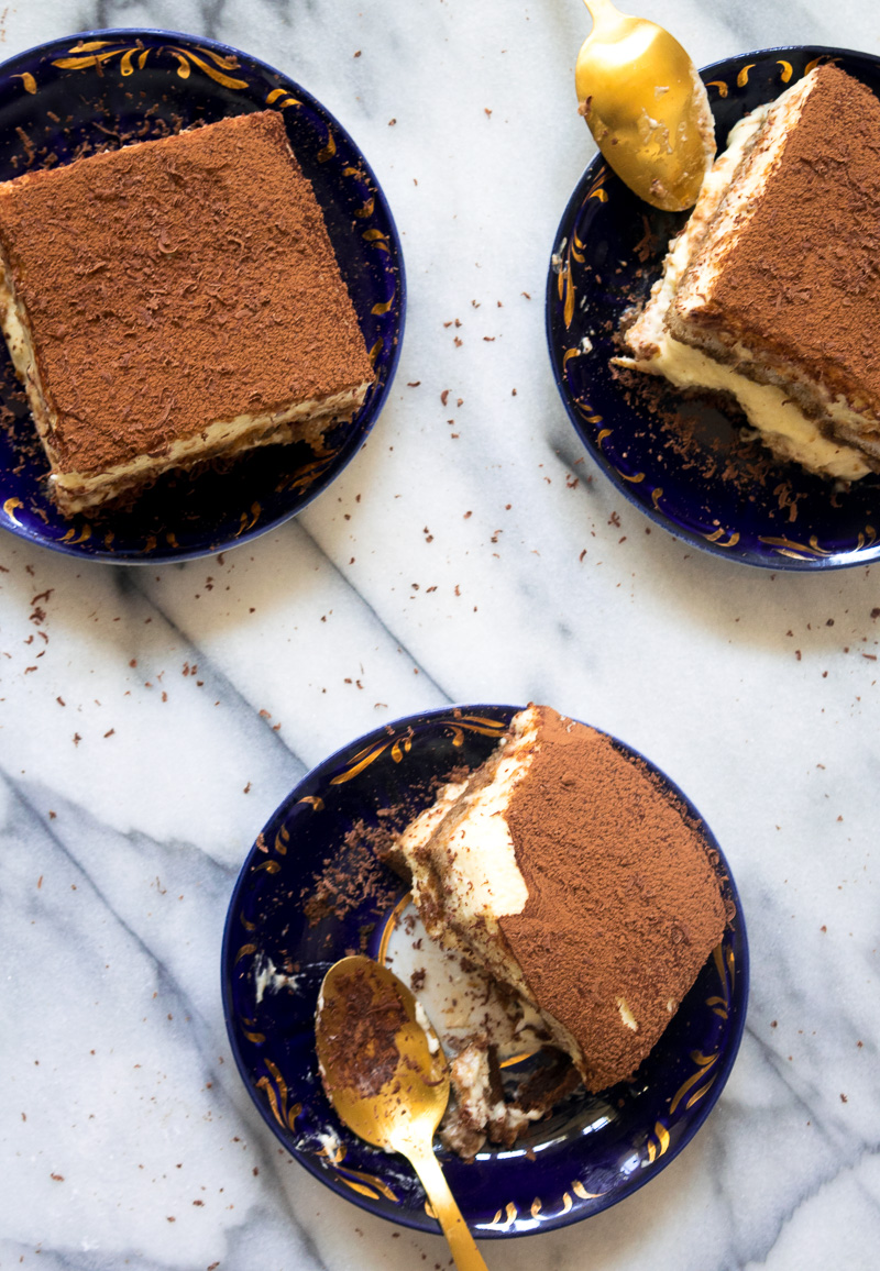 The Original Italian Tiramisu--super creamy, light, not overly sweet, not soggy, and has a surprisingly strong coffee punch. |www.cookeatlaugh.com