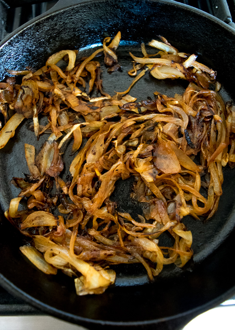 The ultimate sweet & savory grilled cheese--tangy sweet peach chutney and carmalized onions pairs perfectly with the ooey gooey melted cheese! |www.cookeatlaugh.com