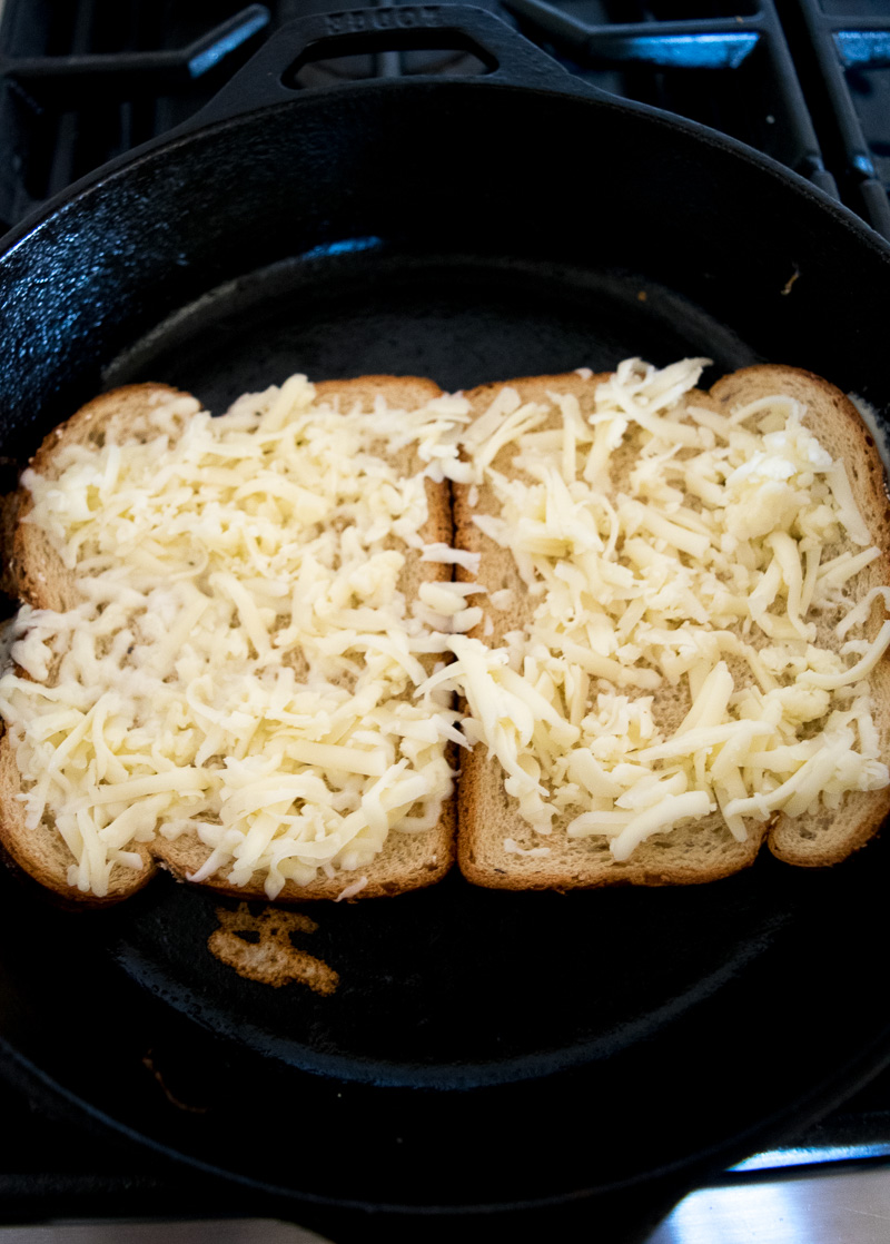 The ultimate sweet & savory grilled cheese--tangy sweet peach chutney and carmalized onions pairs perfectly with the ooey gooey melted cheese! |www.cookeatlaugh.com