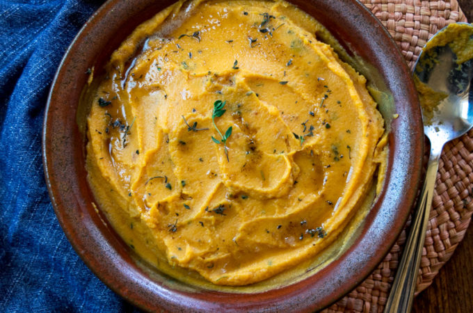 Sweet Potato & cauliflower mash