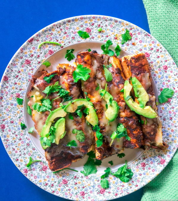Deliciously Easy Chicken enchiladas