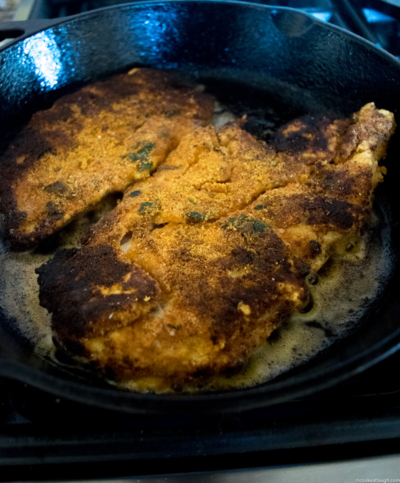 Spice crusted chicken schnitzel (Gluten-free) is healthier, lighter, and tasty alternative to a traditional schnitzel.-4-2