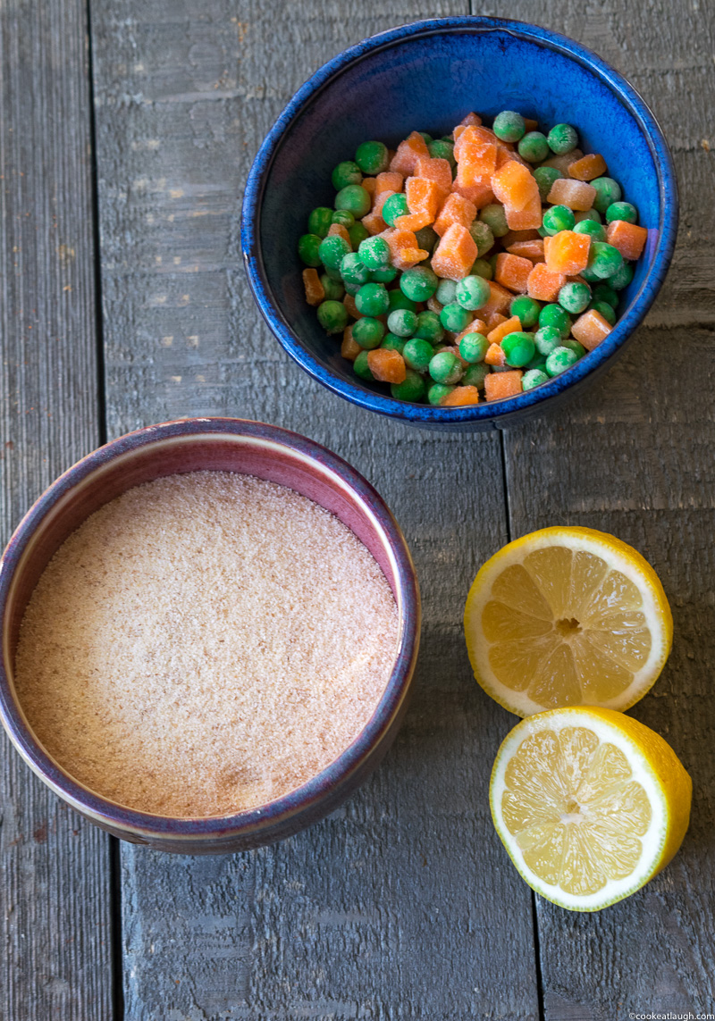 Upma (savory semolina porridge)-a delicious, nutritious, vegetarian, and vegan breakfast that can be made in 20 minutes.| www.cookeatlaugh.com-2