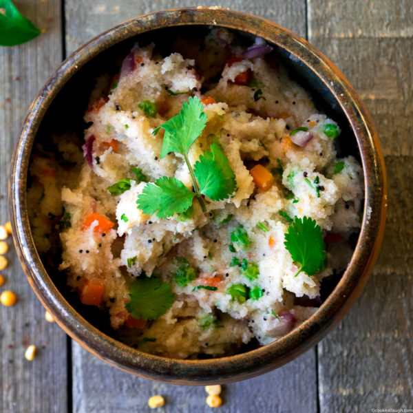 Upma (savory semolina porridge)