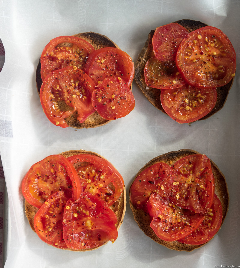 Quick and tasty tomato cheese toast-2