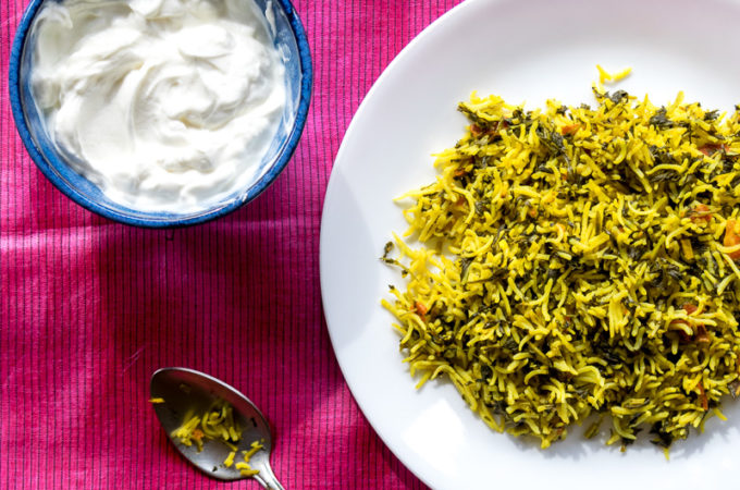 Fenugreek Rice Pilaf (Methi Chawal)