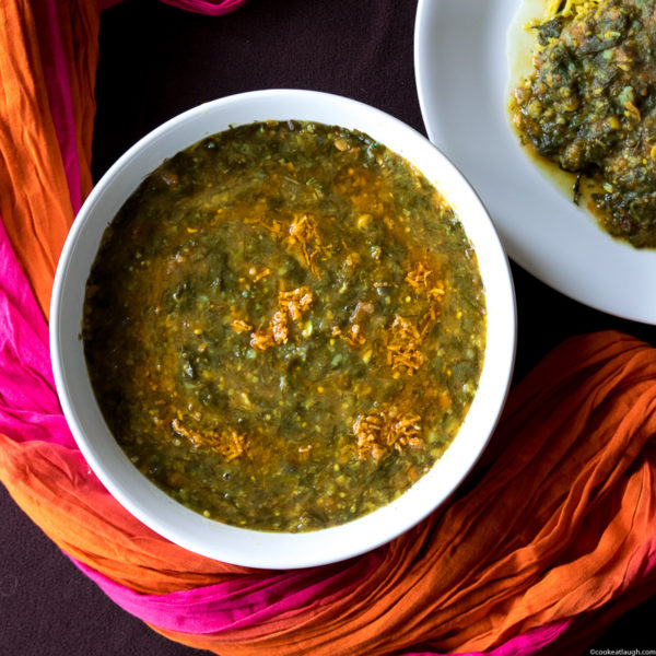 Lentil and vegetable stew (Sai Bhaji)