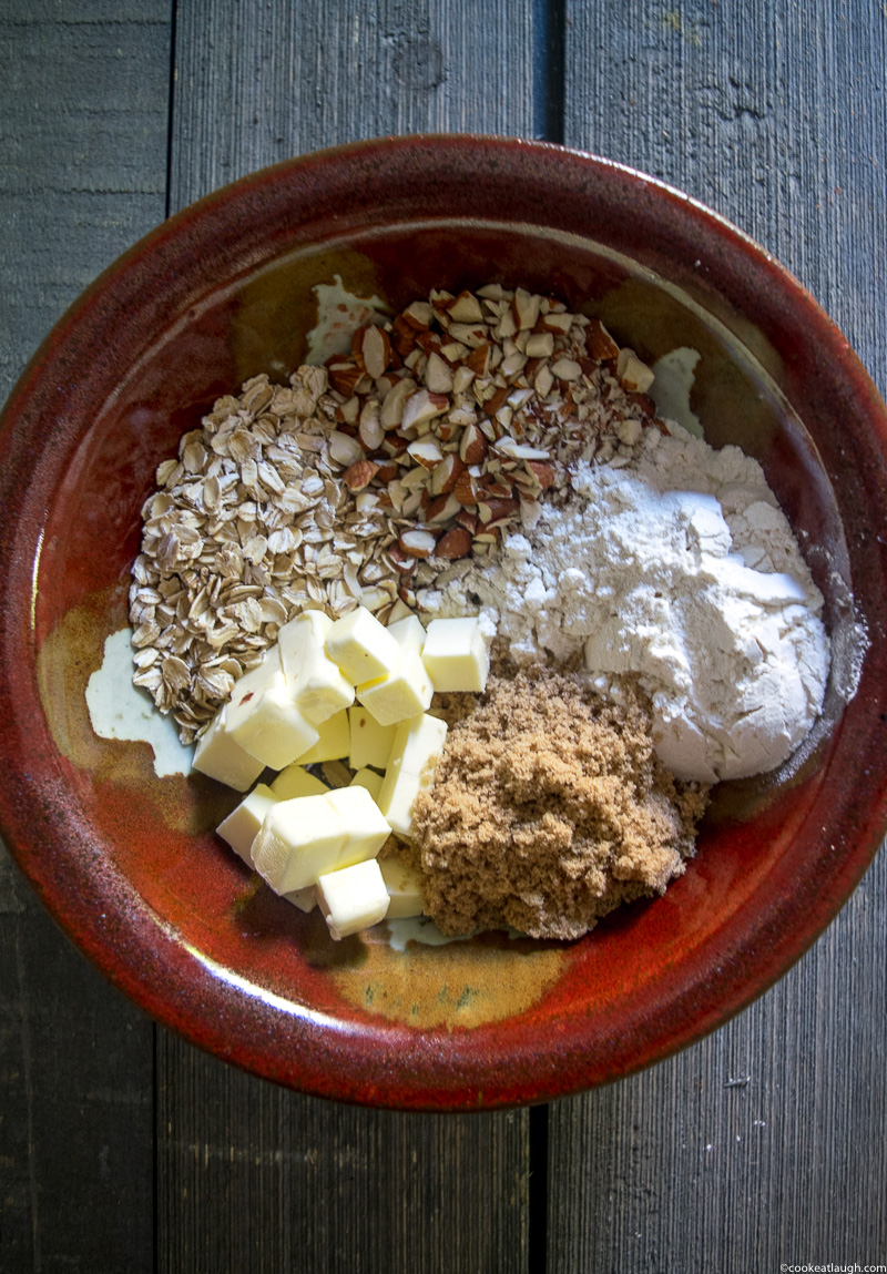 Skillet apple crisp-20
