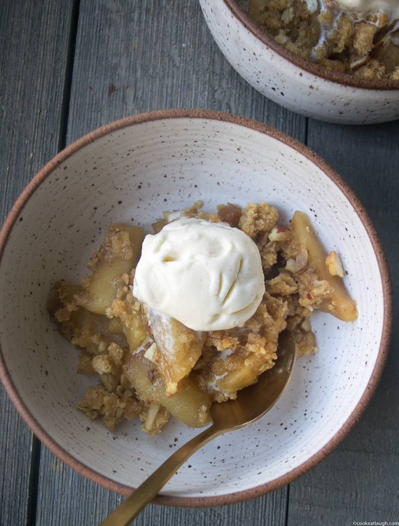 Skillet apple crisp-32