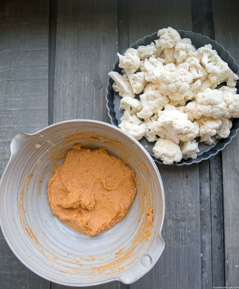 TANDOORI CAULIFLOWER SALAD WITH PICKLED ONION AND CILANTRO DRESSING-1