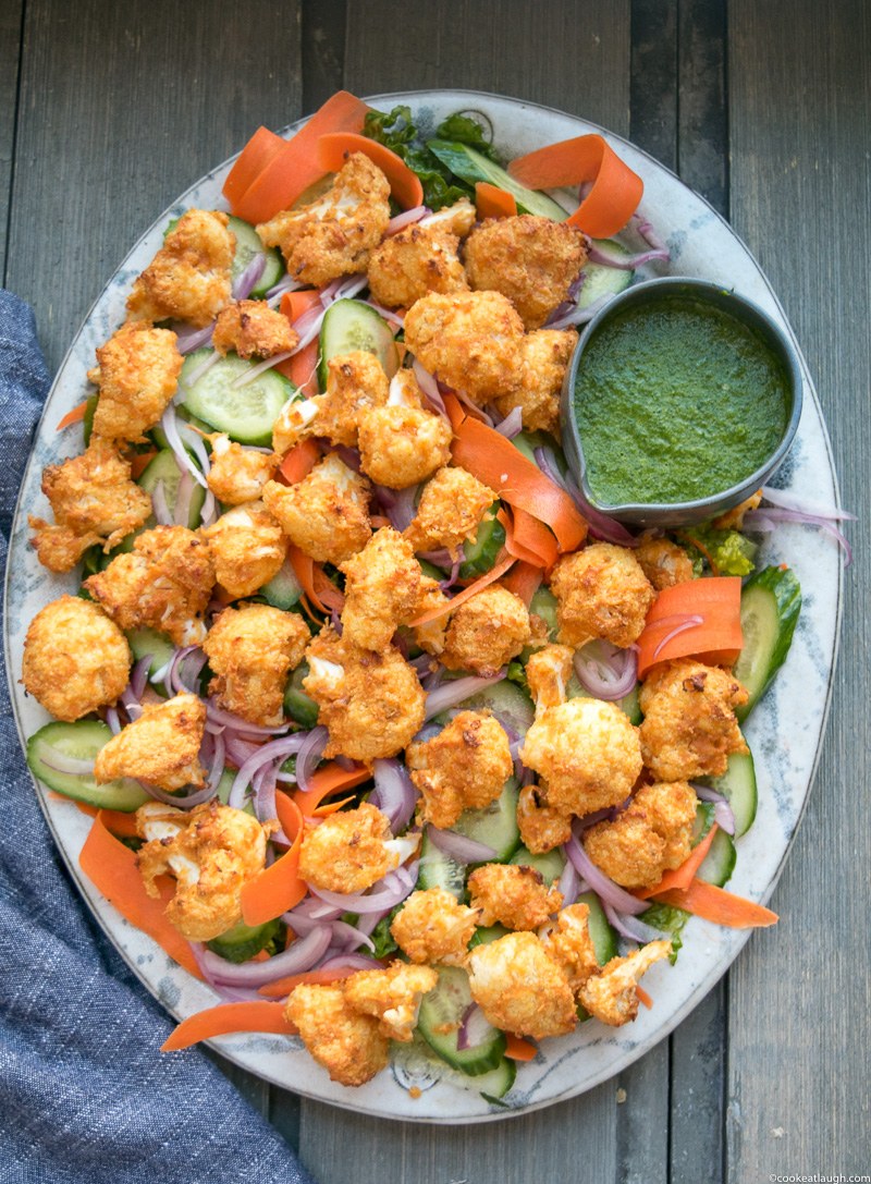 TANDOORI CAULIFLOWER SALAD WITH PICKLED ONION AND CILANTRO DRESSING-10